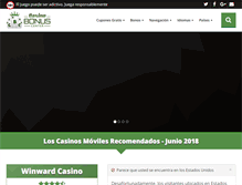 Tablet Screenshot of es.casinobonuscenter.com